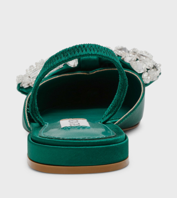 ستيف مادن  fw-25 - أخضر Flat Sandals