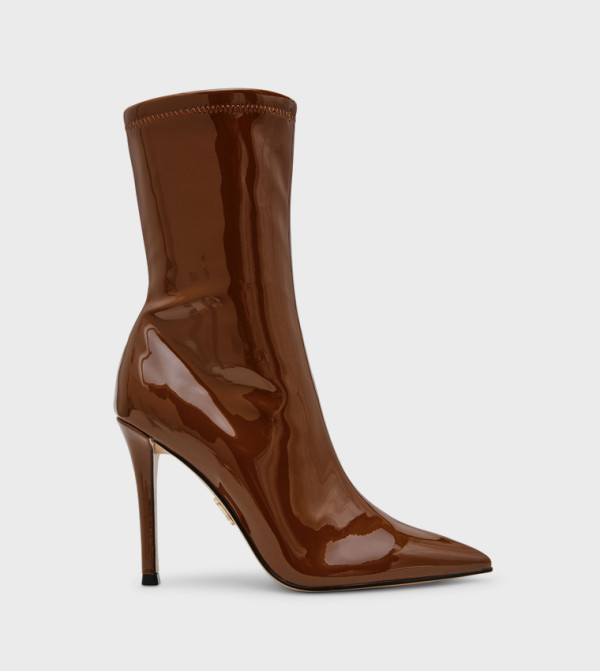 ستيف مادن  أبوات - بني  Mid Calf Boots