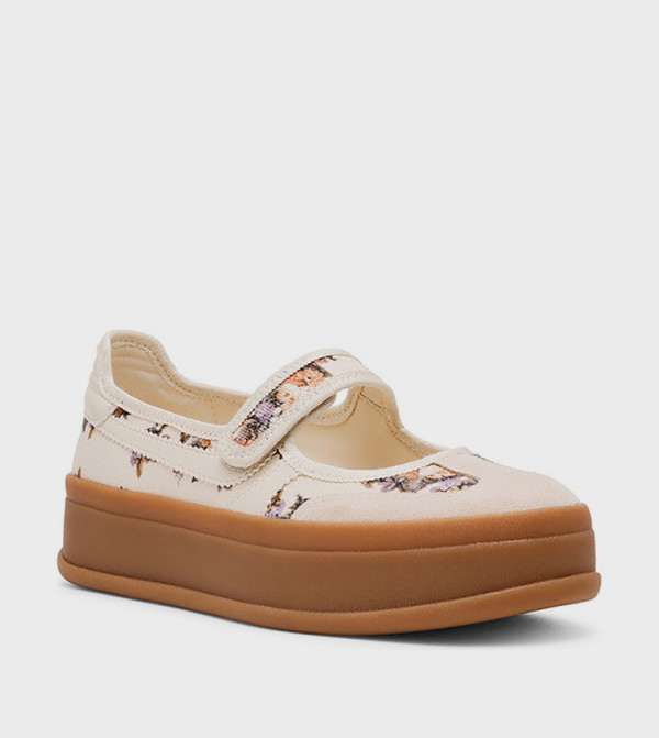 Steve Madden Steve Madden - Beige Casual Slip-ons