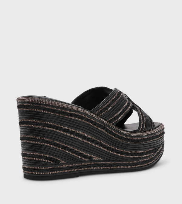 ستيف مادن ستيف مادن - أسود أحذية كعب سميك