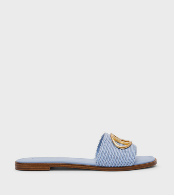 Steve Madden - Blue Flat Sandals
