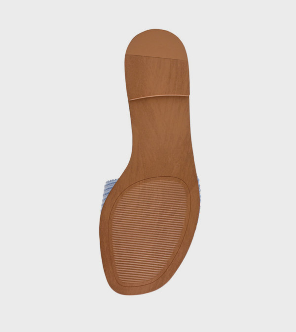 Steve Madden - Blue Flat Sandals