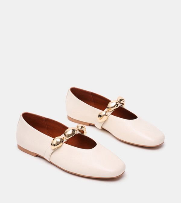Steve Madden  Mary Janes - Cream Mary Janes
