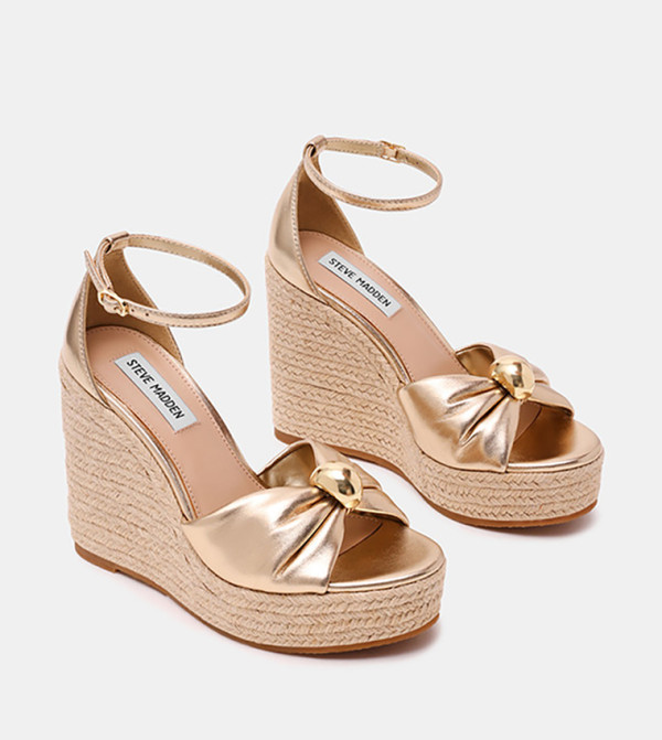 Steve Madden  Wedges - Gold Wedges