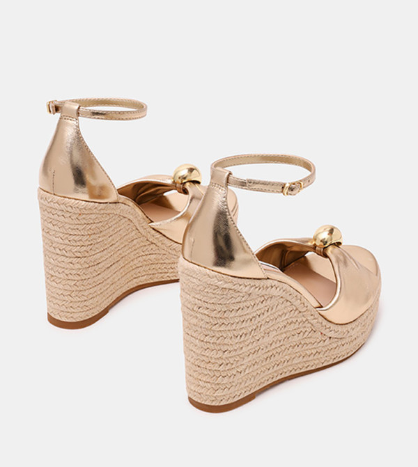 Steve Madden  Wedges - Gold Wedges
