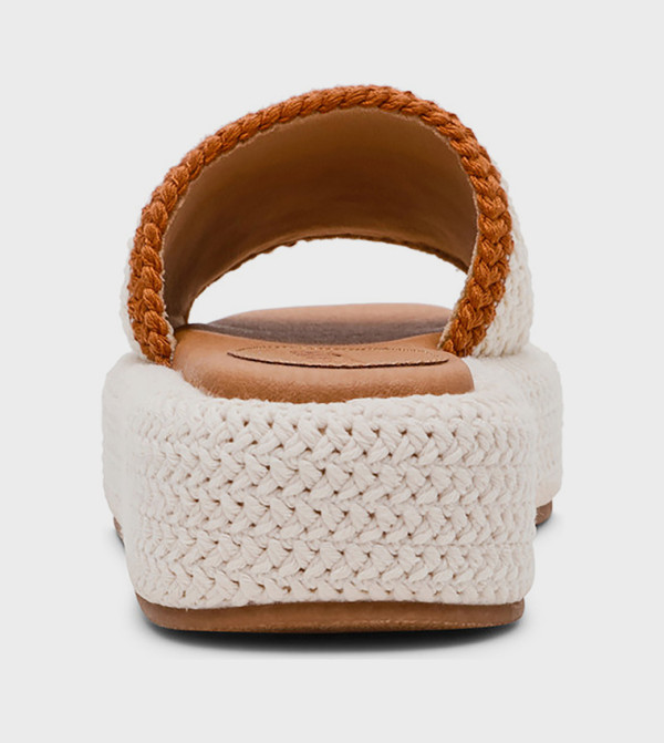 Steve Madden  Sandals - Cream Platforms