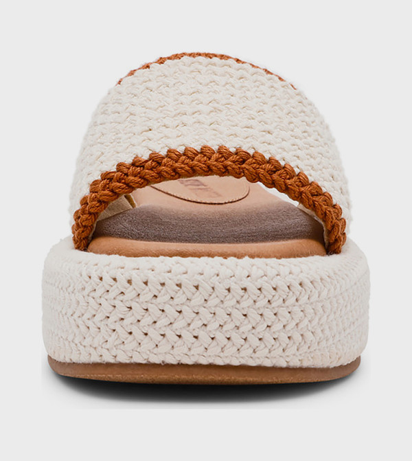 Steve Madden  Sandals - Cream Platforms