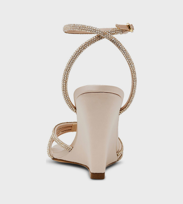 Steve Madden  Wedges - Beige Wedges