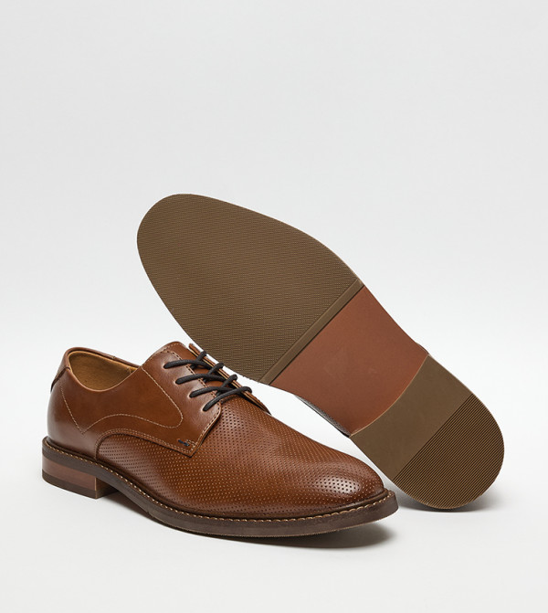 ستيف مادن  أحذية رسمية برباط - بني  Formal Lace-Up Shoes