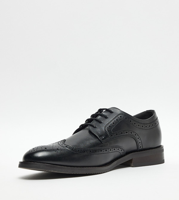 ستيف مادن  أحذية رسمية  - أسود Formal Lace-Up Shoes