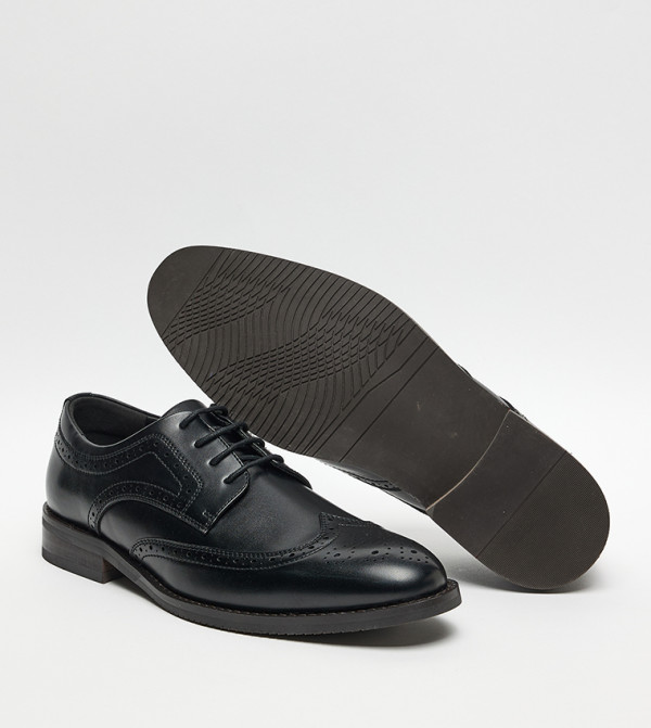ستيف مادن  أحذية رسمية  - أسود Formal Lace-Up Shoes
