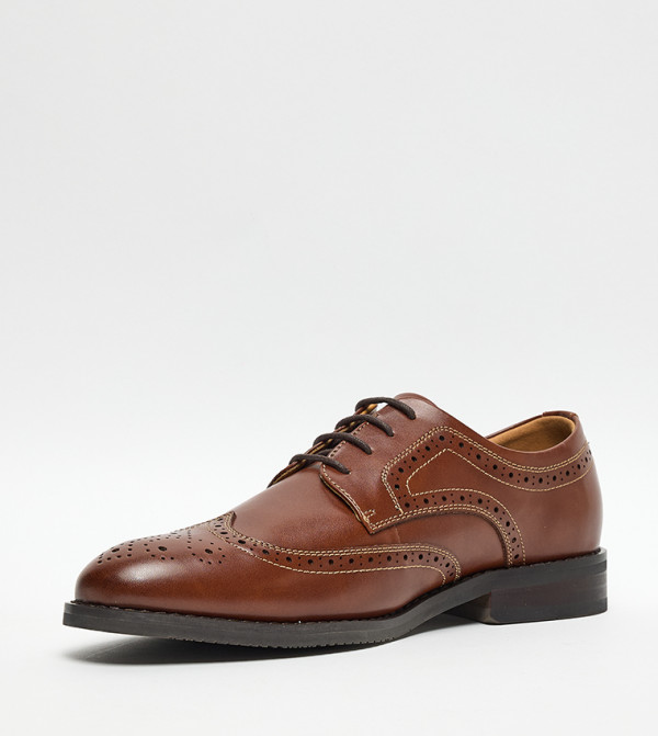 Steve Madden  Formal Shoes - Brown Formal Lace-Up Shoes