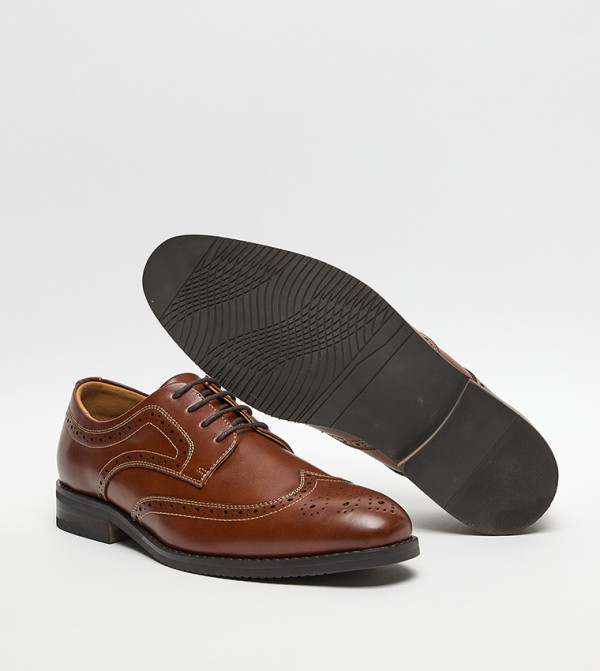 Steve Madden  Formal Shoes - Brown Formal Lace-Up Shoes