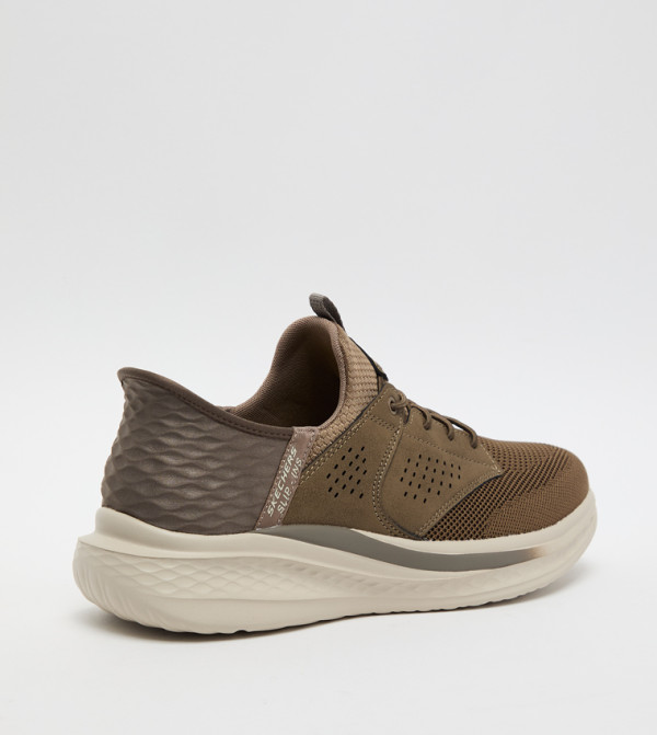 Skechers  Slip-ons - Brown Casual Slip-ons