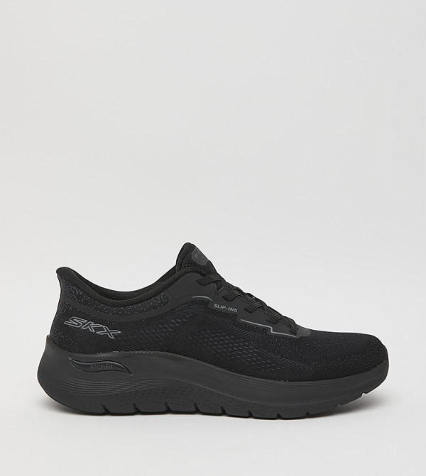 Skechers Walking Shoes - BLACK Walking Shoes
