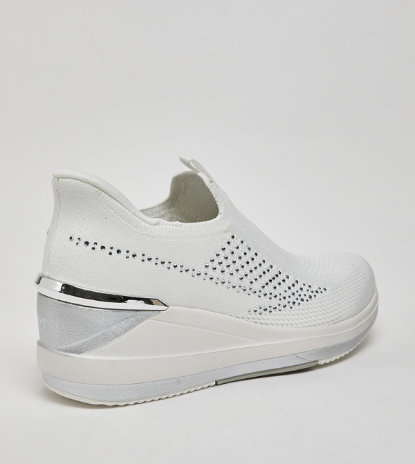 Skechers Slip-Ons - White Casual Slip-ons