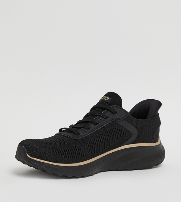 سكيتشرز  Slip-Ons - أسود سهل الارتداء