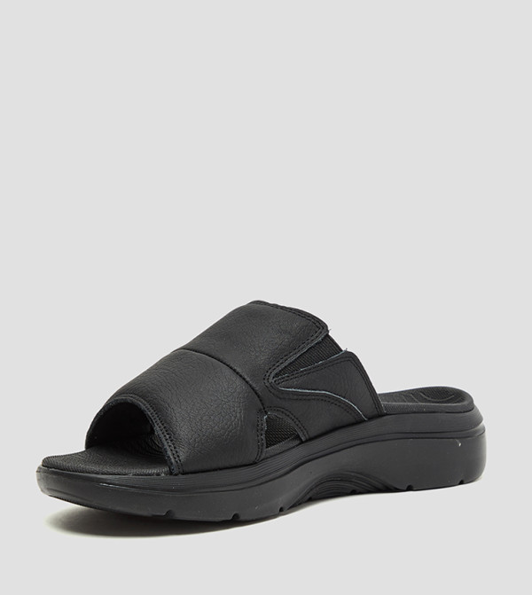 سكيتشرز سكيتشرز - أسود صنادل كاجوال