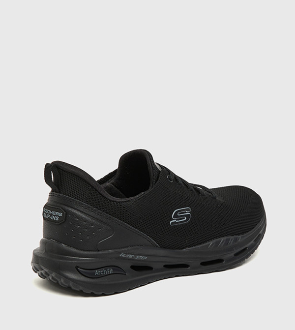Skechers  - Black Running Shoes