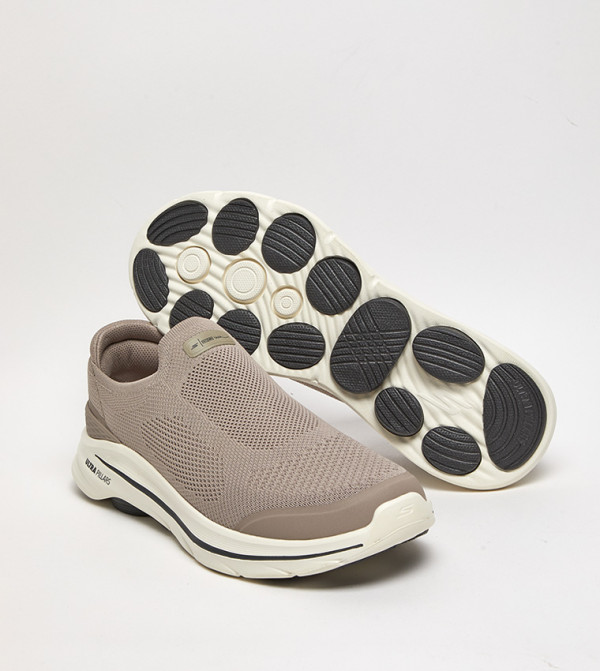 Skechers Walking Shoes - Brown Walking Shoes