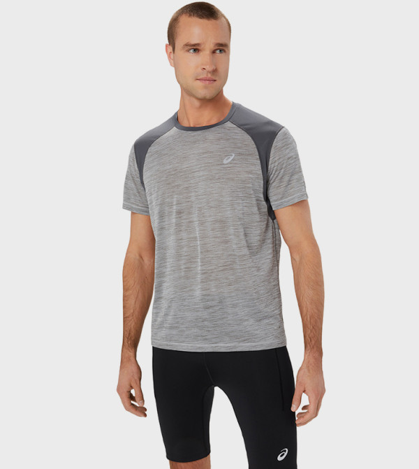 Asics Clothing - Grey T-Shirts & Vests