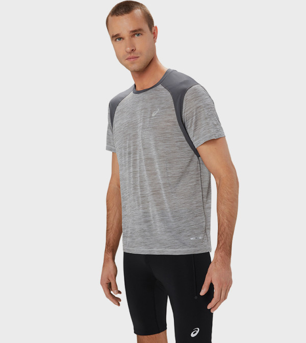 Asics Clothing - Grey T-Shirts & Vests