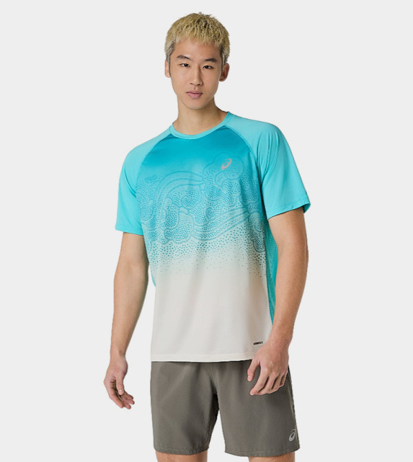 Asics  Sportswear - Turquoise T-Shirts & Vests