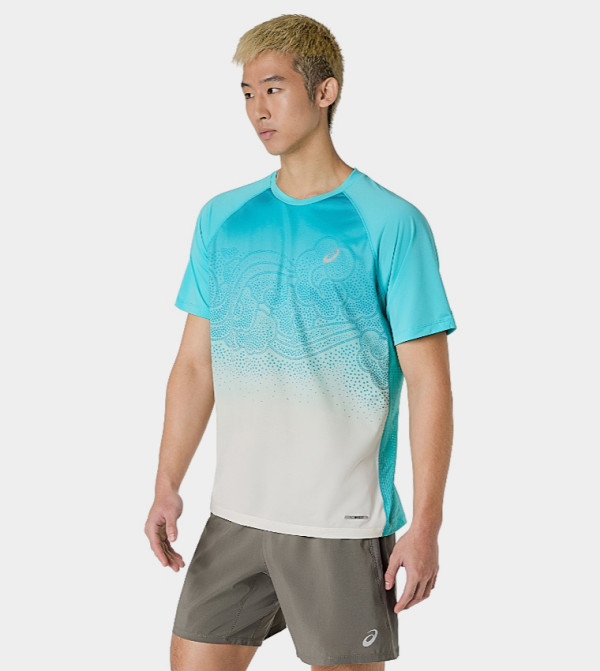 Asics  Sportswear - Turquoise T-Shirts & Vests