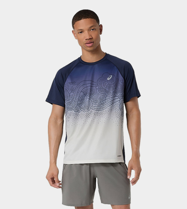 اسيكس  ملابس رياضة - كحلي T-Shirts & Vests