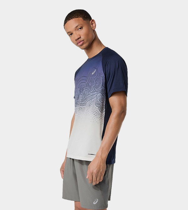 اسيكس  ملابس رياضة - كحلي T-Shirts & Vests
