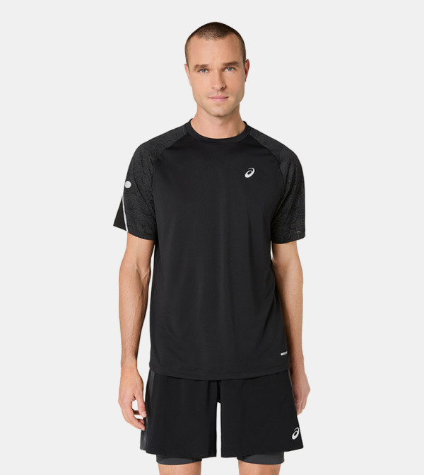 Asics  T-Shirts & Vests - BLACK T-Shirts & Vests