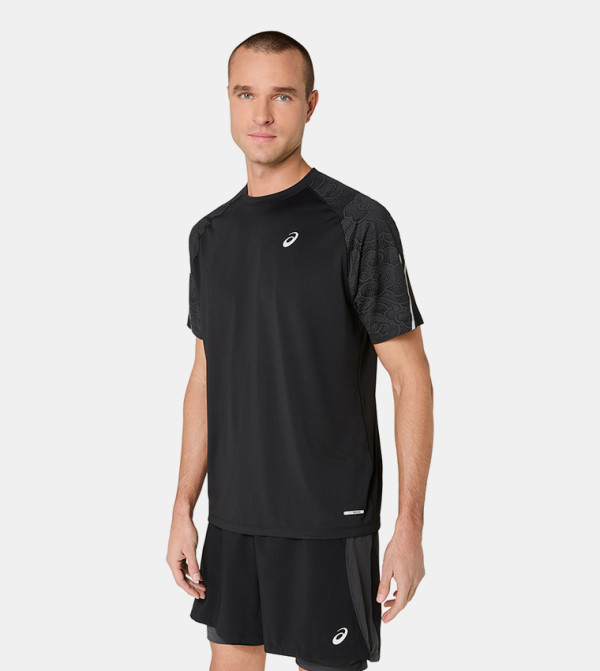 Asics  T-Shirts & Vests - BLACK T-Shirts & Vests