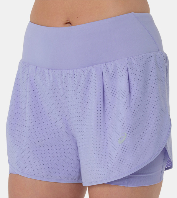 Asics  Shorts - Purple Shorts