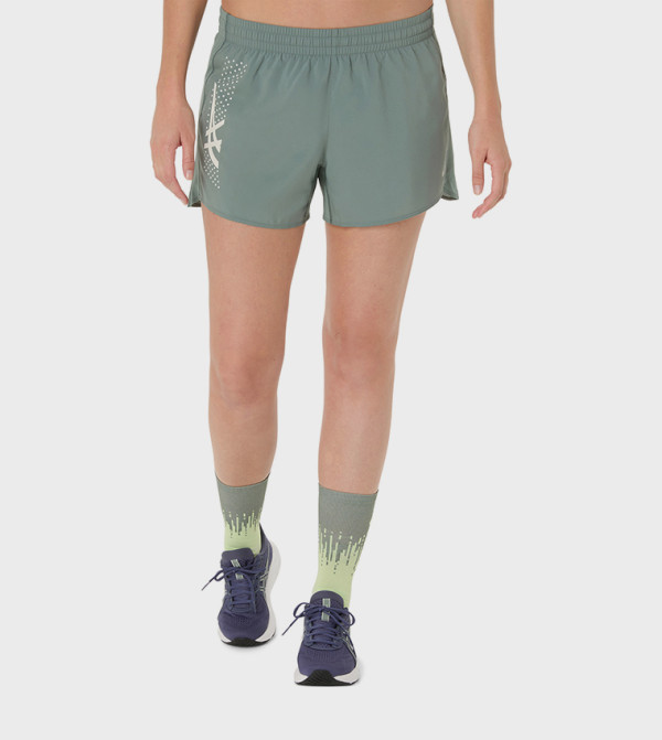 Asics  Shorts - Green Shorts