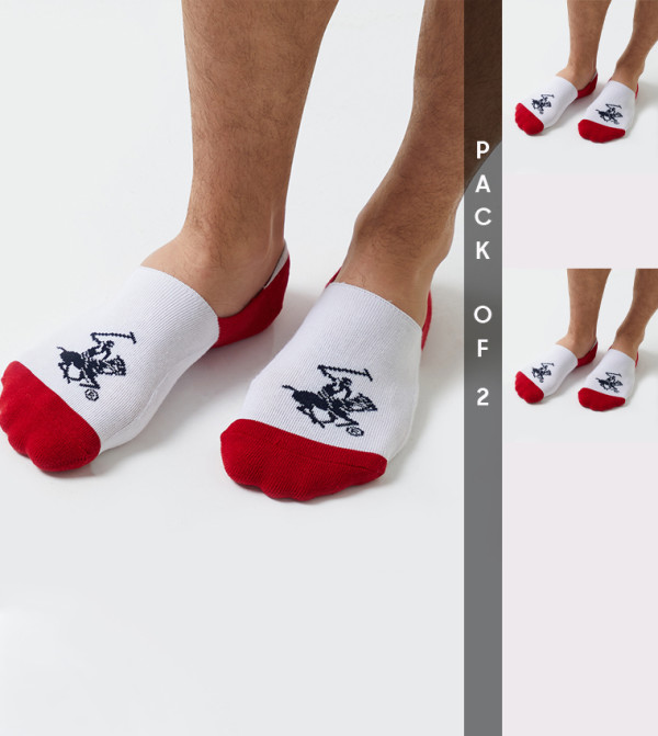 Beverly Hills Polo Club No show Socks - Multi No show Socks