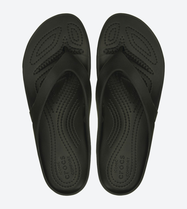 Crocs  - Black Flip-Flops