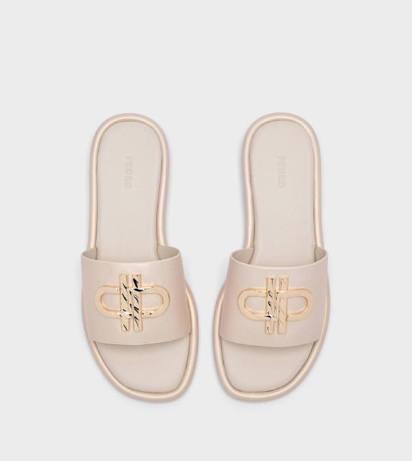 Pedro Pedro - Gold Flat Sandals
