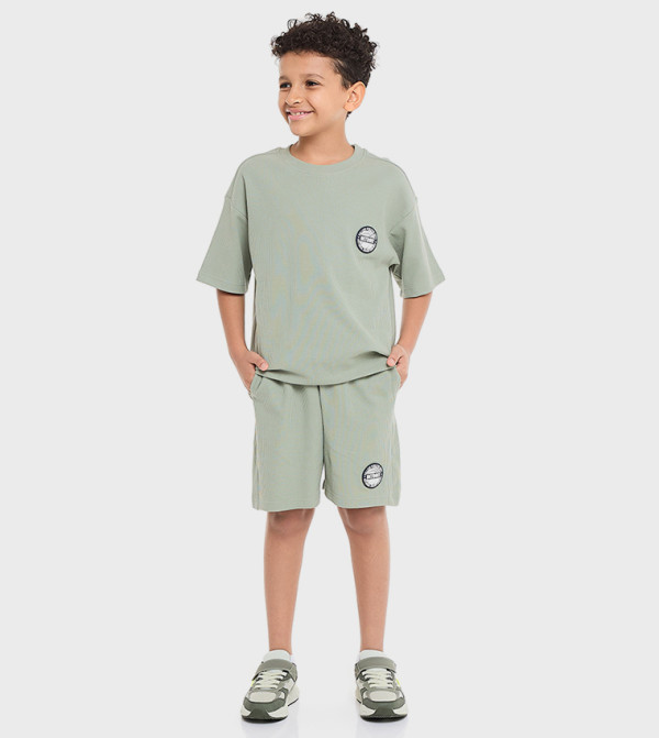 Victor and Jane Victor and Jane - Green T-shirts & Bottoms