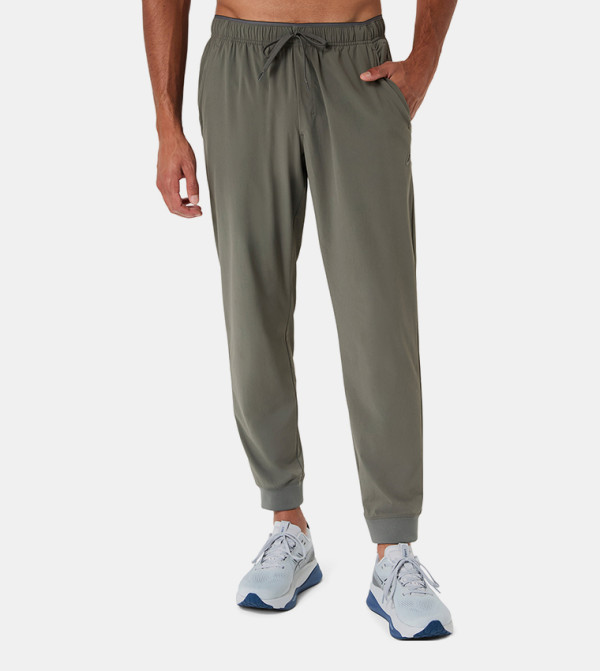 اسيكس  بناطيل مشي وركض - رمادي Track Pants & Joggers