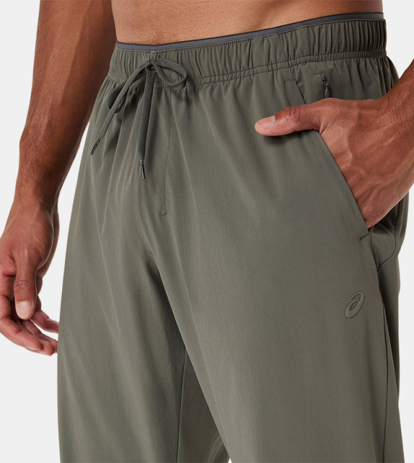 اسيكس  بناطيل مشي وركض - رمادي Track Pants & Joggers