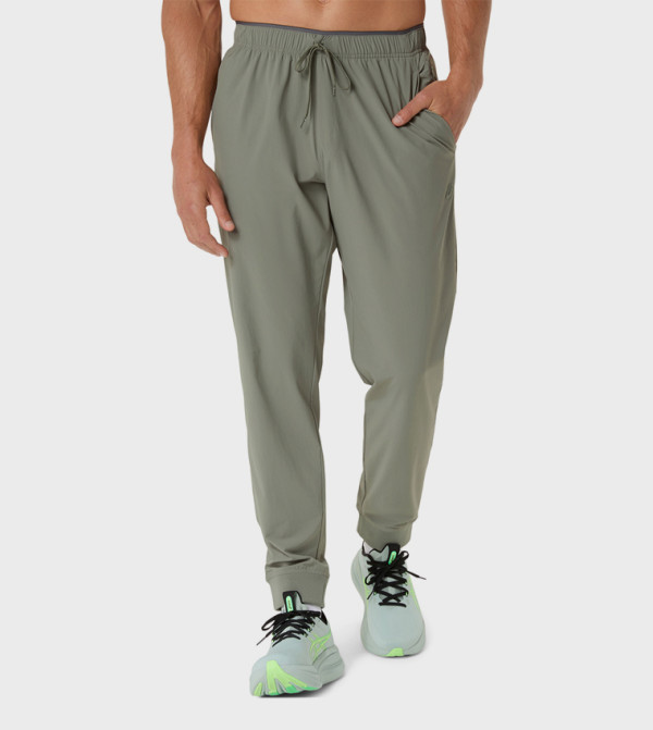 Asics  Track Pants & Joggers - Green Track Pants & Joggers