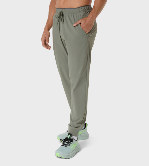Asics  Track Pants & Joggers - Green Track Pants & Joggers
