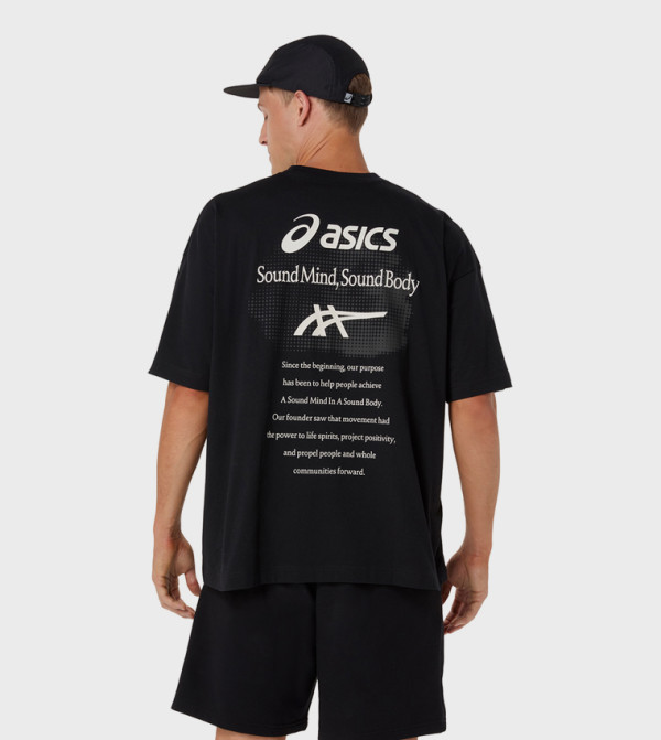 Asics Clothing - BLACK T-Shirts & Vests