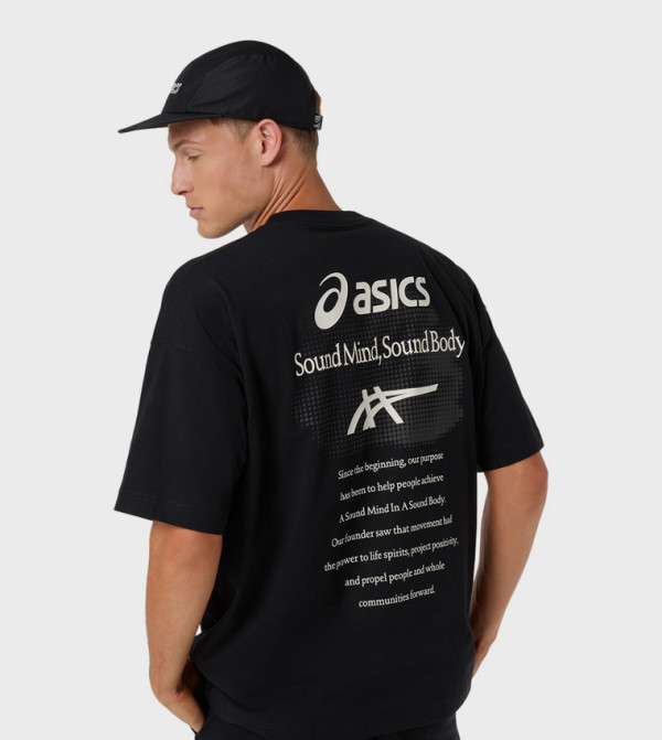 Asics Clothing - BLACK T-Shirts & Vests