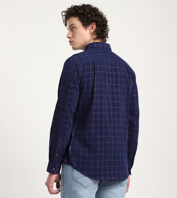 Beverly Hills Polo Club  Shirts - NAVY BLUE Long Sleeves