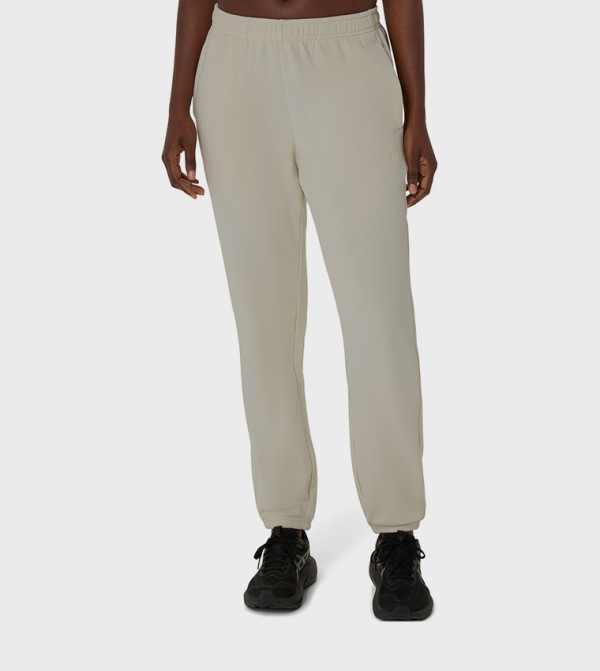 Asics  Sportswear - Off White Track Pants & Joggers