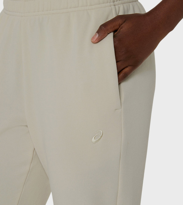 Asics  Sportswear - Off White Track Pants & Joggers