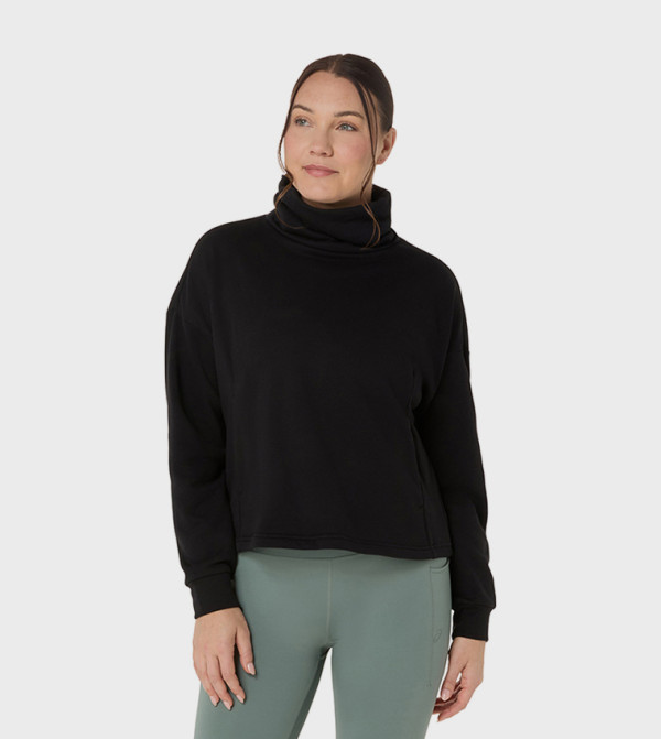 Asics  Clothing - BLACK Sweatshirts