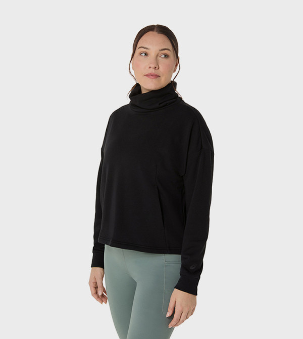 Asics  Clothing - BLACK Sweatshirts