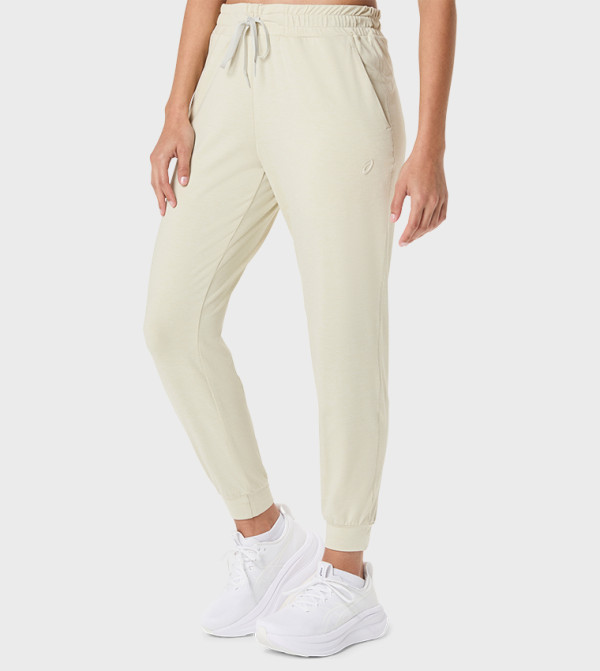 Asics  Track Pants & Joggers - Off White Track Pants & Joggers